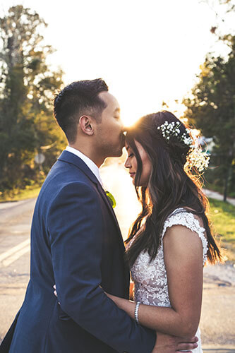 Bride and groom